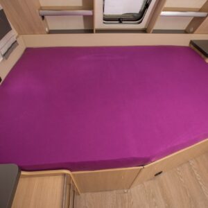 Live Bild Spannbettlaken Lila Neu